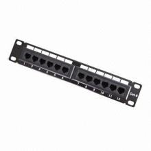 RJ45 12 Port CAT6 UTP Patch Panel